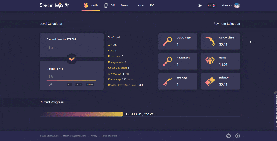 Як дешево і легко підвищити рівень в Steam (Стім) на SteamLevelU в 2024 році?